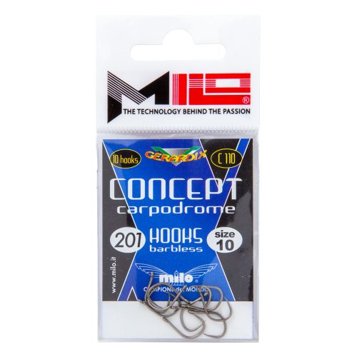 Milo Concept 201 Szakáll nélküli Horog (Barbless) - 10