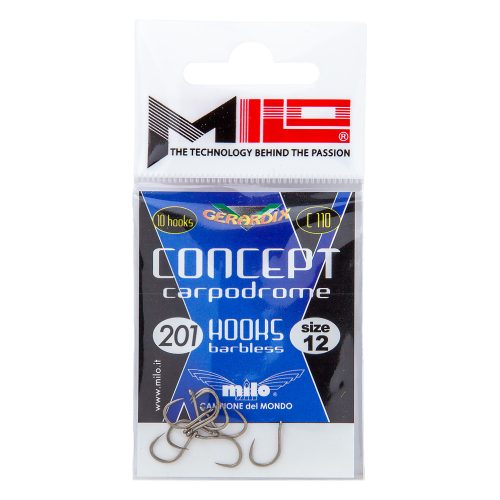 Milo Concept 201 Szakáll nélküli Horog (Barbless) - 12