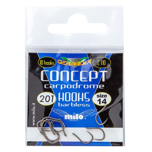 Milo Concept 201 Szakáll nélküli Horog (Barbless) - 14