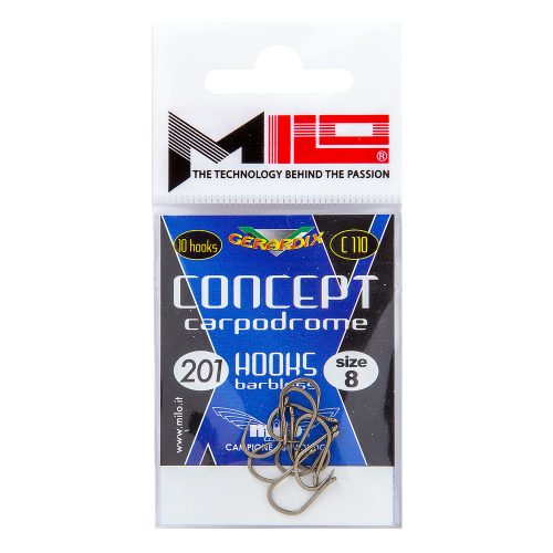 Milo Concept 201 Szakáll nélküli Horog (Barbless) - 8