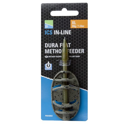 Preston ICS In-Line Dura Flat Method - XL - Extra nagy 30gr 