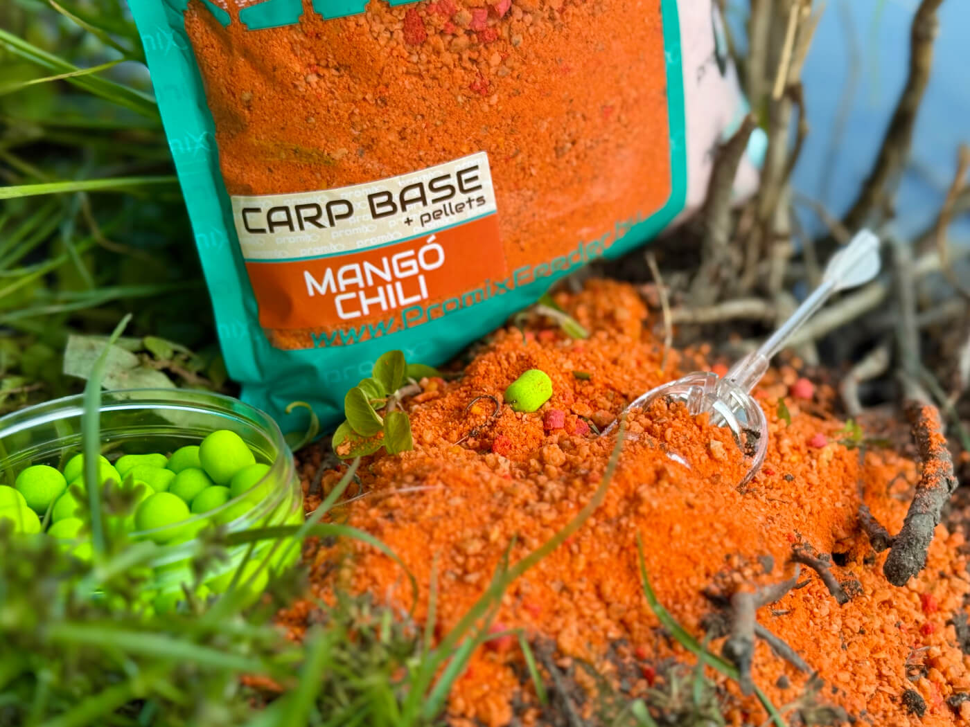 Carp Base Mangó-Chili bordás kosaras horgászathoz